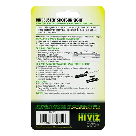 HIVIZ BirdBuster® Magnetic Front Sight