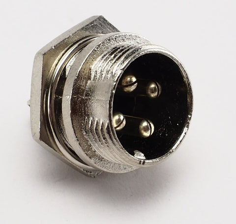 CVR 4-pin Male Chassis Connector