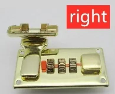 Luggage combination lock Square box alloy lock