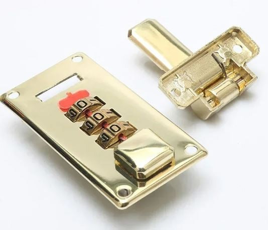 Luggage combination lock Square box alloy lock