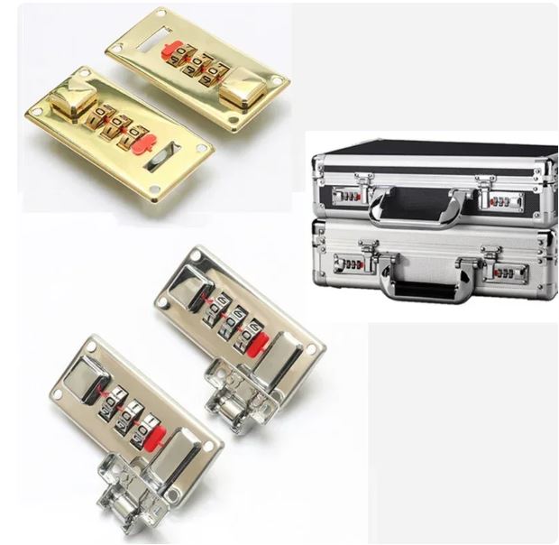 Luggage combination lock Square box alloy lock