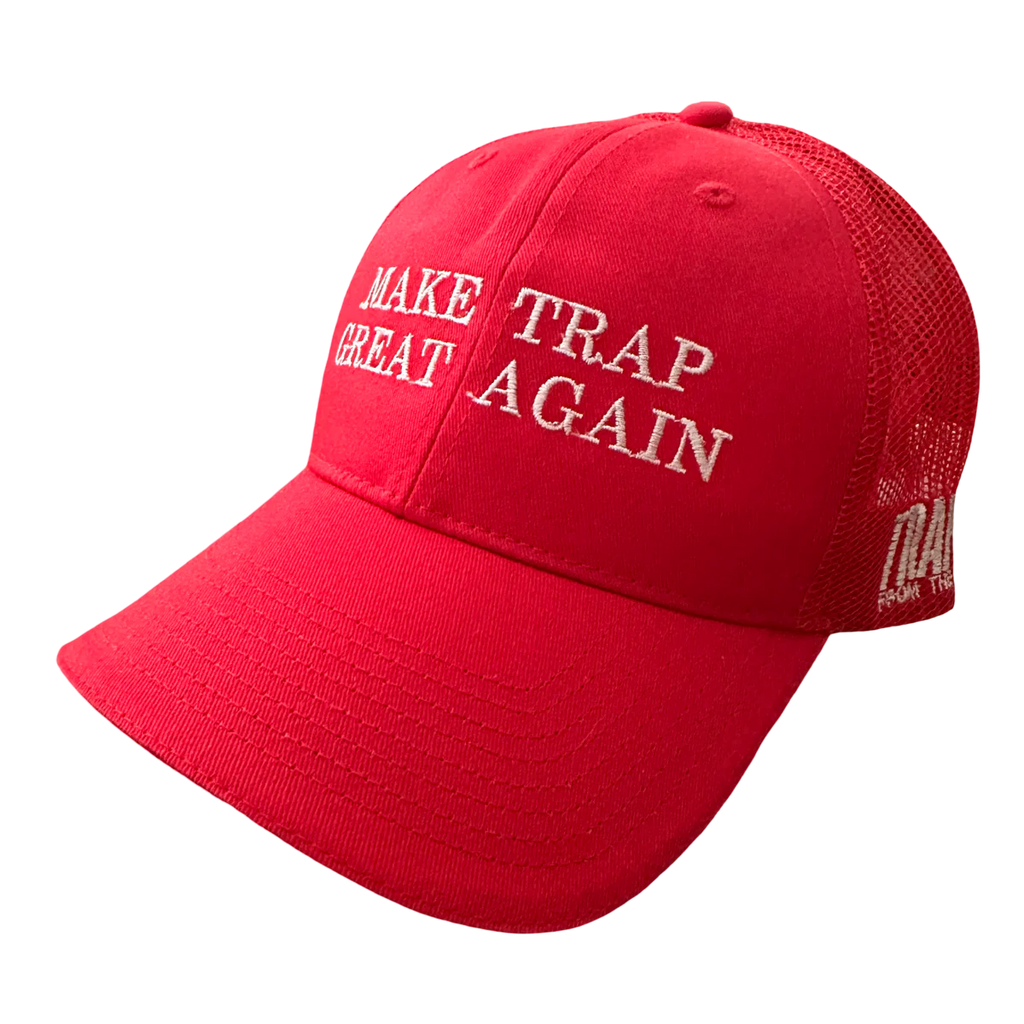 Trap Talk trucker cap.