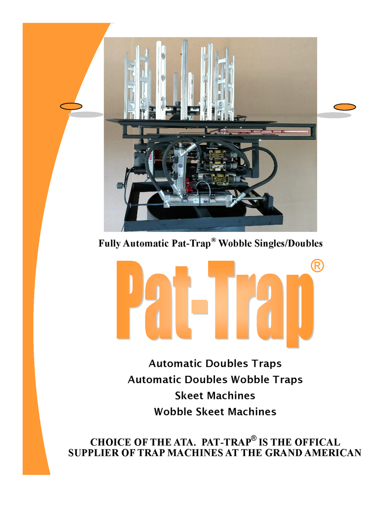 Pat-Trap Singles-Doubles Wobble Trap c/w Step down & Doubles Level Plate