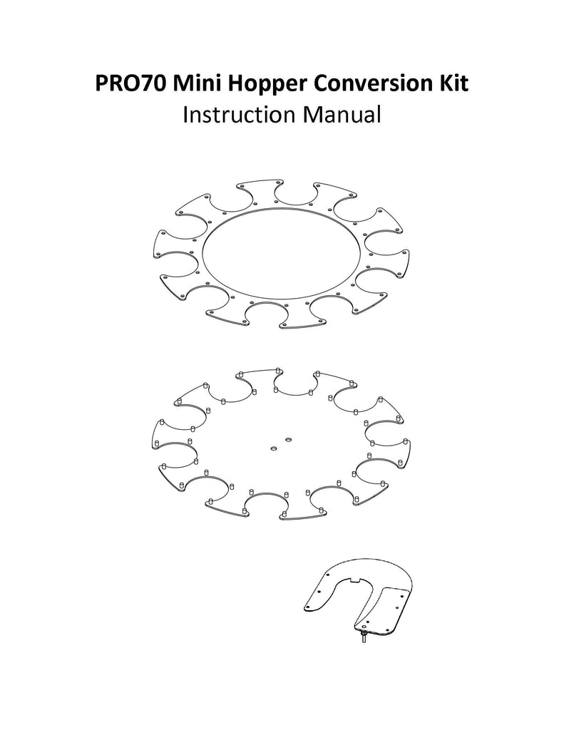 Crusader PRO70mm Mini Hopper Conversion kit