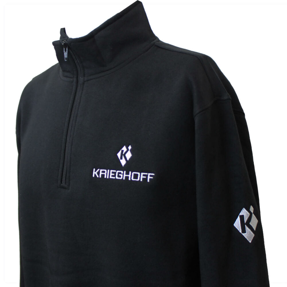 Krieghoff 1/4 Zip Sweatshirt, Black