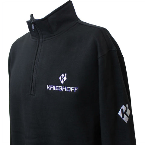 Krieghoff 1/4 Zip Sweatshirt, Black