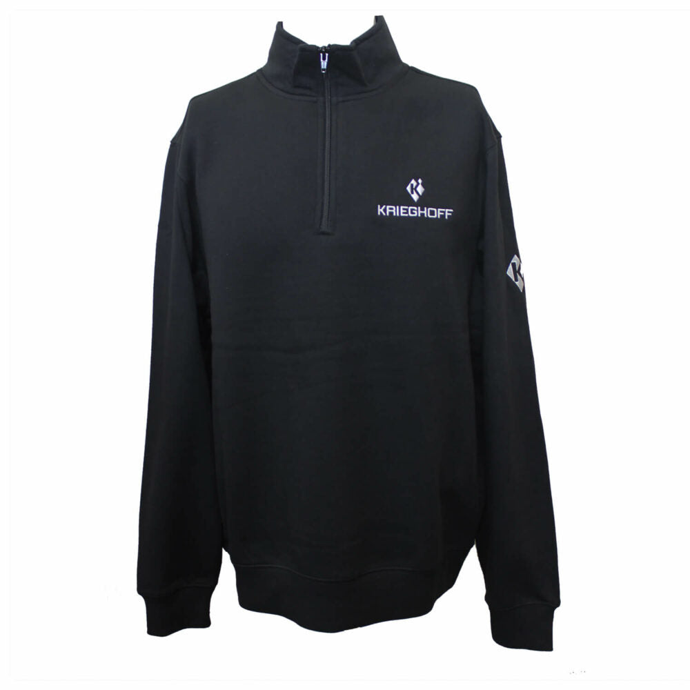 Krieghoff 1/4 Zip Sweatshirt, Black