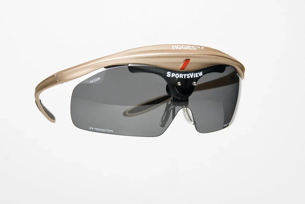 SportsView Polarised Sports Glasses Kit UV400 - Silver Frame Kit
