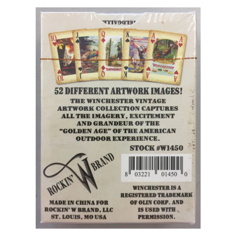 Winchester Playing Cards Collectible Tin