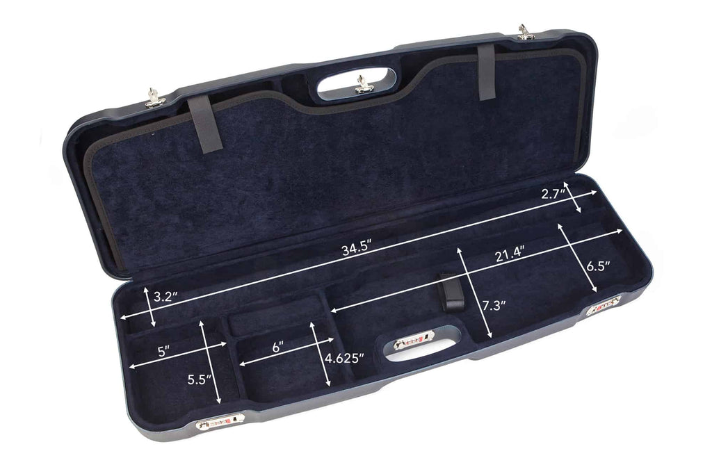 Negrini 1622LR-2F/5135 OU/SxS Two Shotgun Travel Case