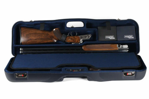 Negrini 1646LR-2F/4980 OU/SxS Two Shotgun Takedown Shotgun Case 32″ + ext. chokes for Travel