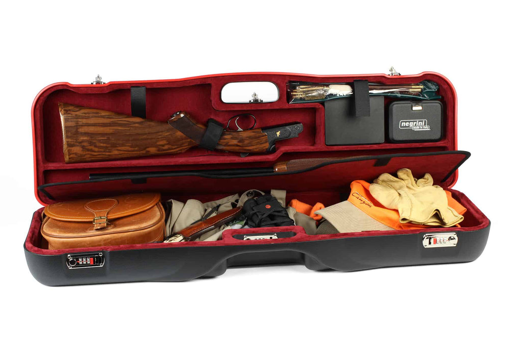 Negrini 1646LR-LUG/5290 OU/SxS Shotgun Luggage™ Case 32"+Ext Chokes