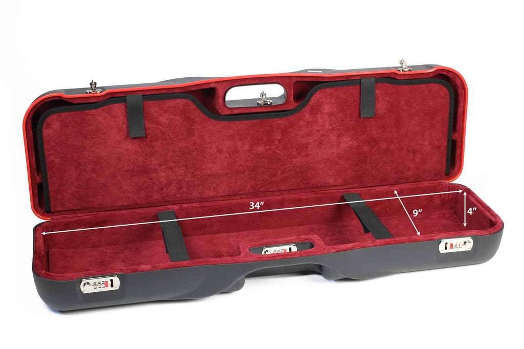 Negrini 1646LR-LUG/5290 OU/SxS Shotgun Luggage™ Case 32"+Ext Chokes