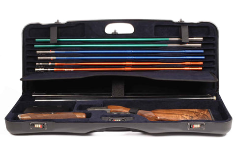 Negrini 1652LR-TUBE/5040 OU Skeet Two Barrel Shotgun Case + Tube Set –