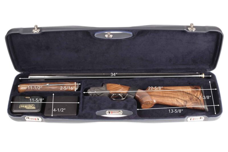 Negrini 1654LR/5165 O/U Sporting Shotgun Case 32″+Chokes