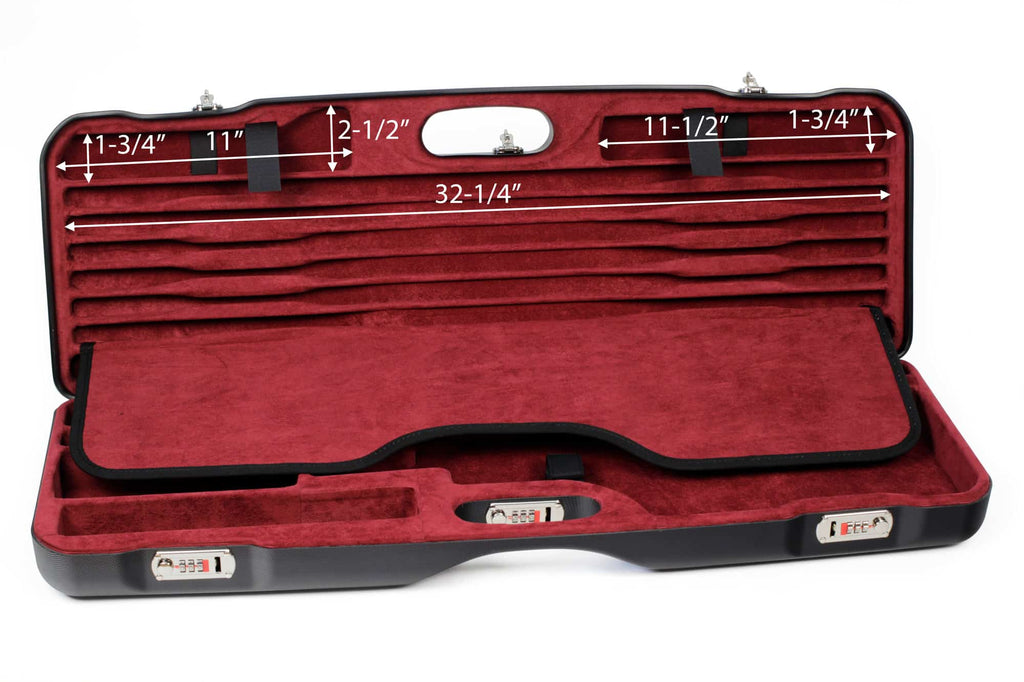 Negrini 1659LR-TUBE/5160 O/U Skeet Single Shotgun + Tube Set Travel Case 30″ Max + Chokes