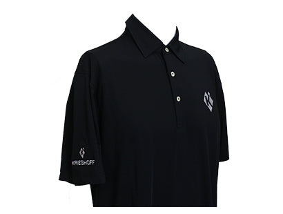 Krieghoff Bamboo Eco Tec Polo Shirt - Black New Logo - MacWet Gloves