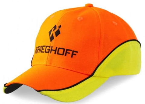 Krieghoff Cotton Twill Hunting Hat, blaze orange and yellow