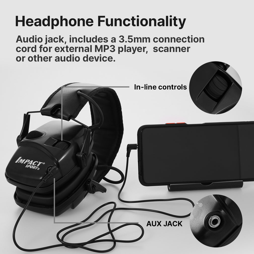 Anti-Noise Tactical Ear Protector Electronic Shooting Earmuff Hunting Noise Reducer Hearing Protection Headset