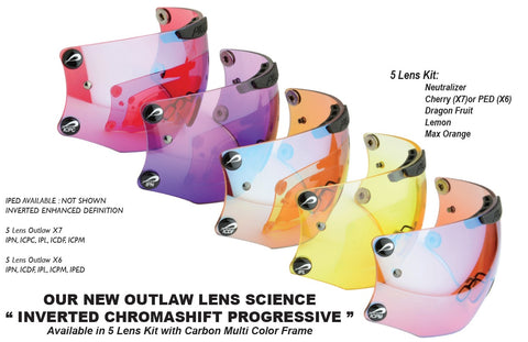 Pilla Outlaw X6 Inverted Progressive 5 Lens Kit