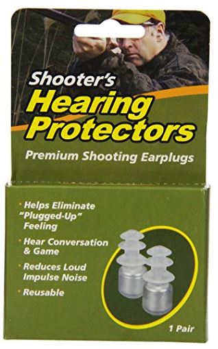 ACU-LIFE Shooter's Ear Plugs (Sonic Valve II) for Shotgun / Rifle Shooting / Game Or Clay / Loud Noise,