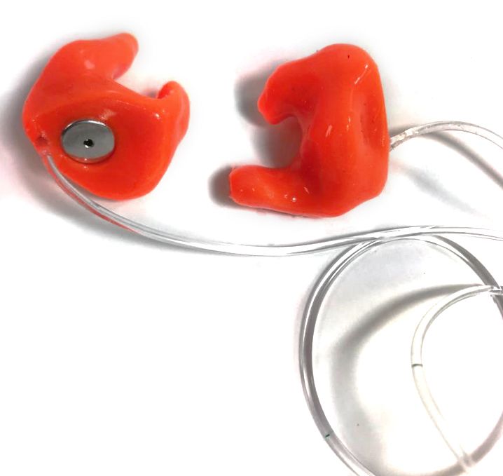 Custom Made Earplugs with Sonic Valve II for Shooters. In stock Appointment required for fitting