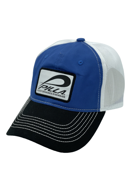 Pilla Trucker Hat Blue/White